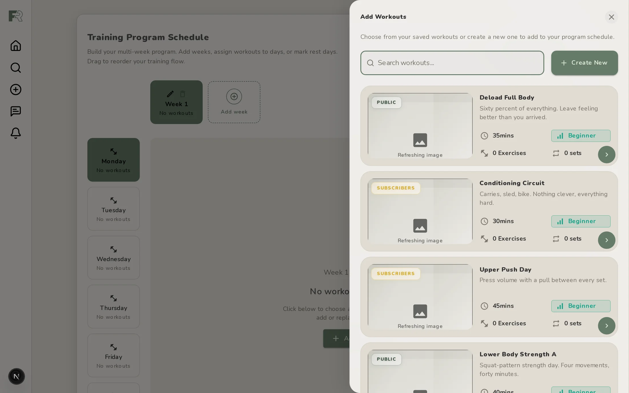 fr training builder